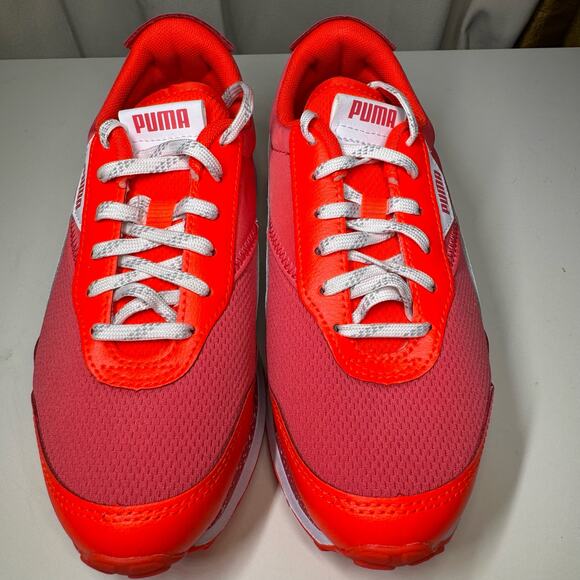 Puma Cruise Rider Brain Freeze Sneakers Pink Orange Big  Puma Cruise Rider Brain Freeze Sneakers Pink Orange Big Girls Size 4 EUC